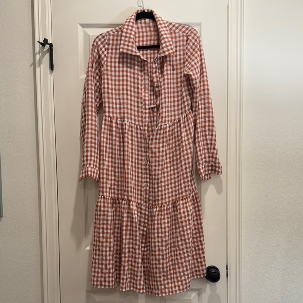 Gingham Checkered Dress